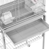 Yaheetech Roof Top Birdcage Parrot Cage with Detachable Rolling Stand Wrought Iron - 4 of 4