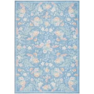 Nourison Botanical Washables Floral Indoor Flatweave Rug - 1 of 4