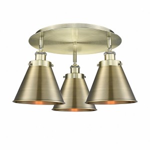 Ballston Urban - 3 Light Flush Mount In Industrial Style-9.63 Inches Tall and 19.75 Inches Wide - 1 of 1