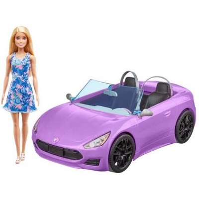 Mattel - Mattel - Barbie Doll and Convertible, Blonde