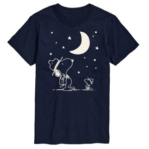 Men's - Peanuts - Star Gazing Short Sleeve Graphic T-Shirt - 1 of 4