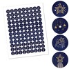 Big Dot of Happiness Starry Skies - Gold Celestial Party Round Candy Sticker Favors - Labels Fits Chocolate Candy (1 sheet of 108) - 2 of 4