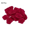 Unique Bargains Polyester Lightweight Texture Durable Ribbon Roses 50 Pcs - 3 of 4