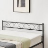 Metal Bed Frame with Under-Bed Storage - Noise-Free Design, 800lb Capacity, Heart-Twist Pattern, Industrial Style, Easy Assembly - 4 of 4