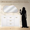 Aoibox Irregular Wall Mirror - Gold Asymmetrical Decorative Mirror with Tempered Glass and Aviation Aluminum Alloy Frame for Bathroom, Bedroom, etc. - 4 of 4