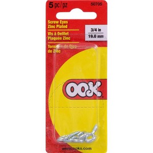 OOK Zinc Picture Hanging Set 5 lb 5 pk - 1 of 1