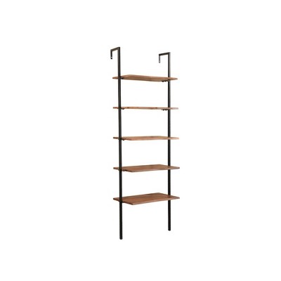 Taran Designs,Oren Live Edge Solid Wood Bookshelf
