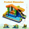 Costway 8-in-1 Multifunctional Water Park with Slide With Climbing Wall Water Cannon - 3 of 4
