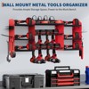 Power Tool Organizer Wall Mount for Tool Storage with Charging Station Garage Drill Holder Screwdriver Organizer Heavy Duty Tool Shelf Battery Holder - 3 of 4