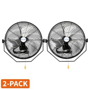 BILT HARD 18" Industrial Wall Mount Fan, 3-Speeds High Velocity Wall Fan with Sealed Motor, 4300 CFM Heavy Duty Metal Barn Fans - 1 of 4