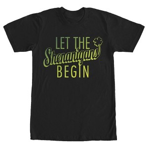 Men's Lost Gods St. Patrick's Day Let the Shenanigans Begin T-Shirt - 1 of 4