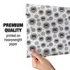 Western Oregon University Secondary Logo Gift Wrap Wrapping Paper Roll 30x72 - 4 of 4