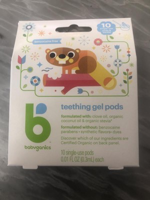 Teething best sale gel pods