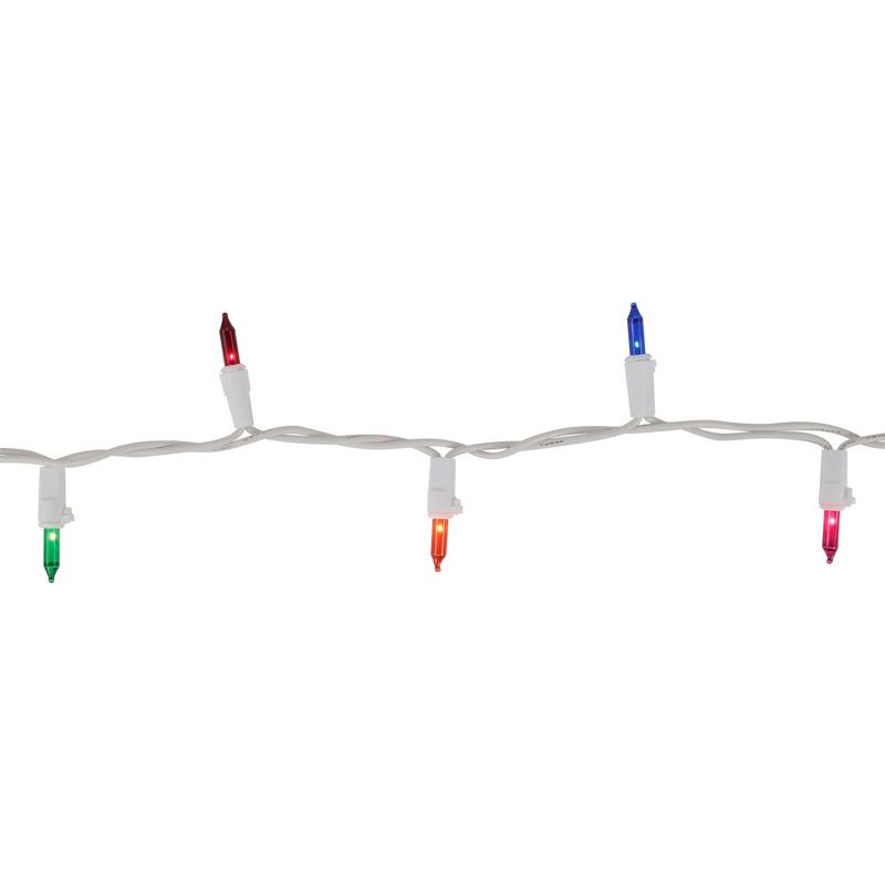 Northlight 35-Count Multi-Color Mini Christmas Light Set - 7' White Wire, 4 of 5
