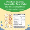 Kids + Omega DHA Gummies, Delicious Gummies for Kids Vision, Immunity and Focus, Lemon & Orange Flavor, Nature's Craft, 90ct - 3 of 4
