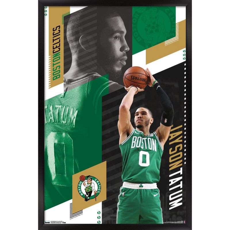 Trends International NBA Boston Celtics - Jayson Tatum 19 Framed Wall Poster Prints, 1 of 7