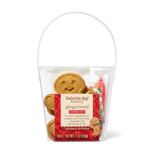 Christmas Gingerbread Cookie Kit - 7.5oz/4ct - Favorite Day™ - 1 of 4