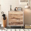 ORRD Wooden Tall 4-Drawer Dresser, Chest with Metal Legs, Anti-Tipping Device for Bedroom, Living Room - 2 of 4