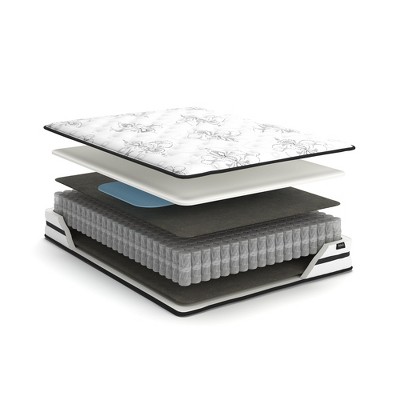White Queen Pillowtop Gel Memory Foam Innerspring Mattress