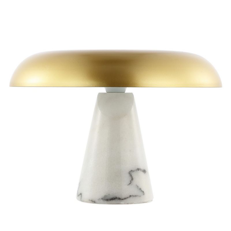 Vaughan 10 Inch Table Lamp - Brass Gold/White - Safavieh., 1 of 7