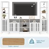 Combination TV Cabinet, for TVs Up to 70", Large TV Stand with Bookshelves, Storage TV Cabinet - 3 of 4
