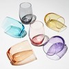 True Vino Decorative Drinking Glasses Wine Tumblers, Wine Glasses Colorful, Stemless Wine Glasses Set of 6, 18.5oz Multicolor - 2 of 4