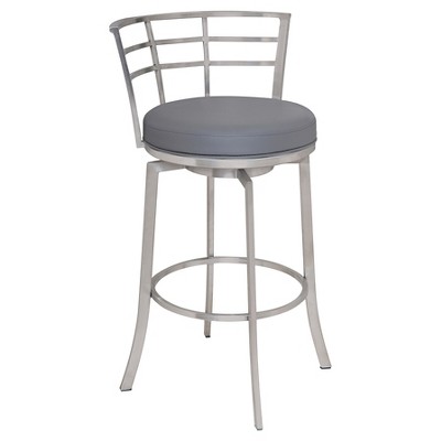 30" Viper Barstool - Gray - Armen Living