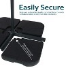 Sunnydaze Outdoor Steel Offset Cantilever Pool Patio Umbrella with Square Base Set - 10' - 4 of 4