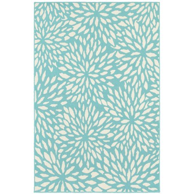 Oriental Weavers Meridian 1506L Blue/ Ivory Indoor/Outdoor Area Rug - 7'10" x 10'10"