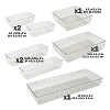 Trio Home Draw Organizers, 5 Versatile Sizes, Storage Bins for Makeup, Bedroom, Kitchen, Office, Bathroom and Vanity Drawer Organizer - 3 of 4