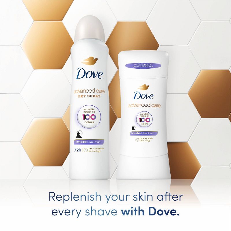 Dove Beauty Advanced Care Sheer Fresh 72-Hour Women&#39;s Antiperspirant &#38; Deodorant Dry Spray - 3.8oz, 6 of 16