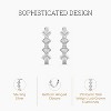 Gilded 1/10 Carat Total Weight Lab-Grown Diamond Hoop Earrings for Women in 925 Sterling Silver | Fashion Earrings Set | Hypoallergenic Fine Jewelry - 2 of 4