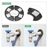 Unique Bargains Self-Adhesive ABS Multipurpose Faucet Escutcheons 4 Pcs - 4 of 4