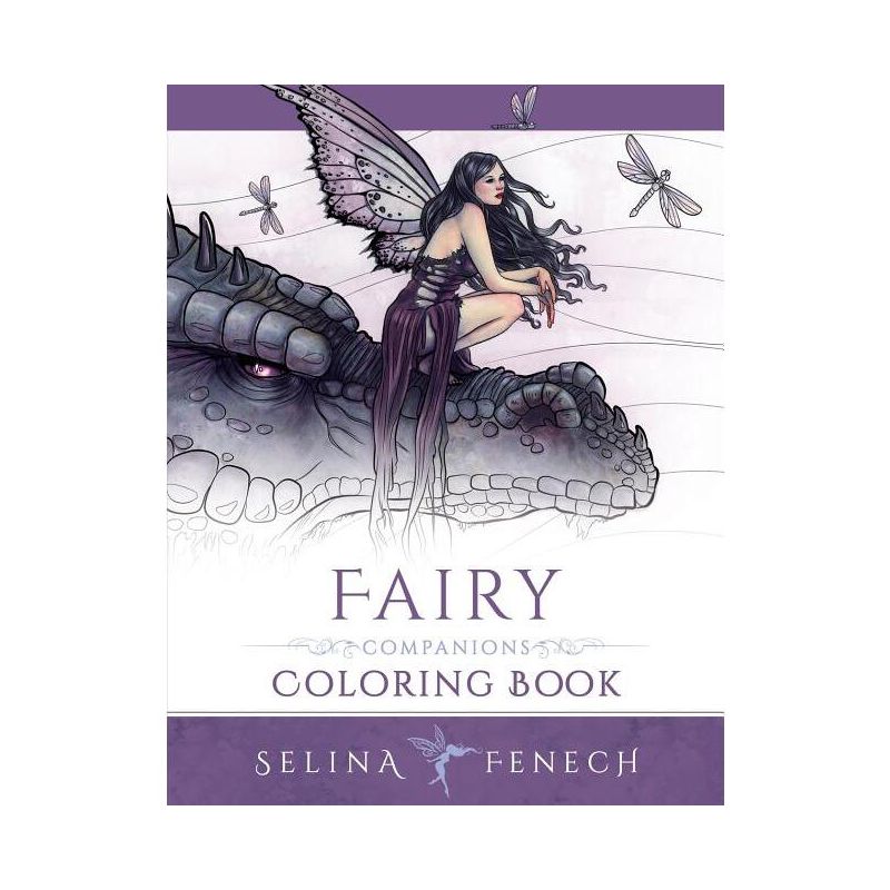 Fairy Companions Coloring Book - (Fantasy Coloring by Selina) by  Selina Fenech (Paperback), 1 of 2