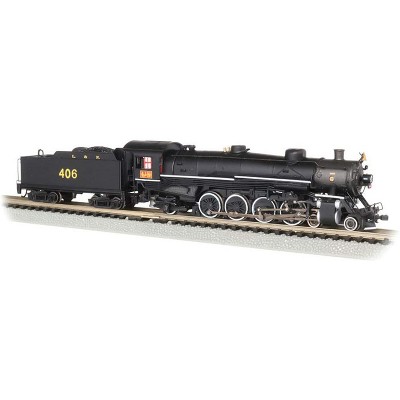 Bachmann Trains L&N® 53452 N Scale 1:160 Light Mountain Steam Locomotive w/ E-Z Mate Mark Couplers, Metal Wheels, and DCC Sound Value Package, Black