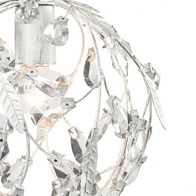 Circeo Deep Rust Crystal Mini Pendant Light