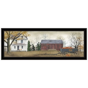 Pumpkins for Sale Framed Wall Art, Modern Home Decor Framed Print for Living Room, Bedroom & Farmhouse Wall Decoration by Billy Jacobs - 1 of 4