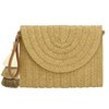 Generic Straw Clutch Purse Women Crossbody Bag Summer Beach Shoulder Bags Envelope Wallet Handbags - 2 of 4
