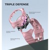 Dexnor for Samsung Galaxy Watch 6 Classic Band [47mm] [43mm],Galaxy Watch 6 Band [40mm] [44mm],[Raised Bezel & Snap-on] Rugged Shockproof Case - 3 of 3