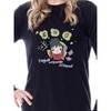 Beetlejuice Movie Film Chibi Lydia Deetz Adult Unisex Sleep Pajama Set Black - 3 of 4