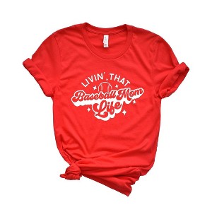 Simply Sage Market Women's Baseball Mom Life Short Sleeve Graphic Tee - 1 of 4