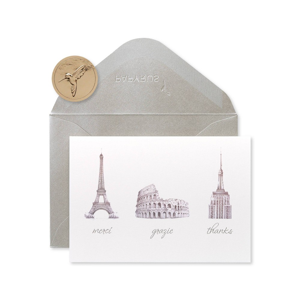 Photos - Envelope / Postcard Thank You Card Studio World Icons - PAPYRUS