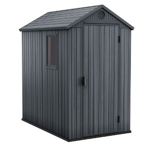 Keter Darwin Spacious Heavy Duty Organizing Storage Shed - 1 of 4