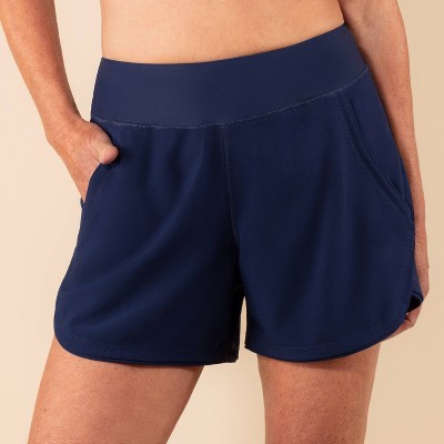 Lands' End Women's 5" Inseam Swim Board Shorts with Panty