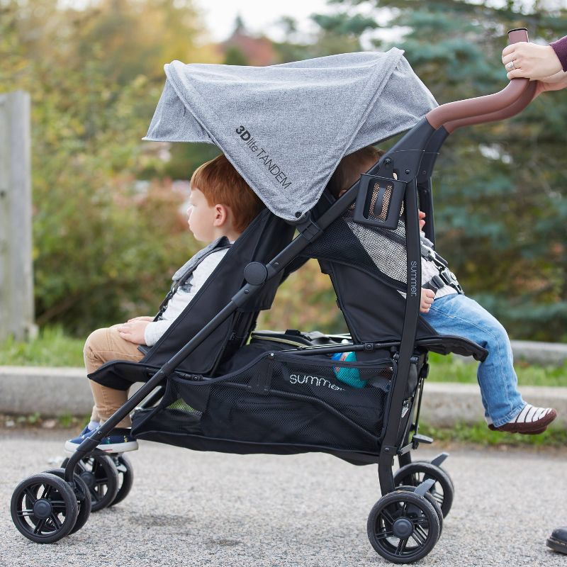 Summer Infant 3Dlite Tandem Convenience Double Stroller, 3 of 13