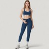 Anna-Kaci Active Women's Contoured Seam Activewear Leggings with Stretch Fit and Full Length - 2 of 4