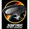 Men's Star Trek: The Next Generation Rainbow USS Enterprise Circle Galaxy Stars T-Shirt - 2 of 4