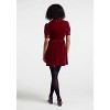 Such A Stunner Velvet Shirt Dress - ModCloth , Red - image 2 of 4