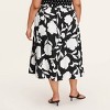 Women's Classic Rose Volume Midi Skirt - kate spade new york x Target Black/Cream - 2 of 4