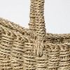 16" x 6" x 13" Tapered Oval Seagrass Braided Basket Natural - Threshold™ designed with Studio McGee - image 3 of 4